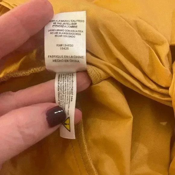 Anthropologie Sundays in Brooklyn twist front long sleeve blouse medium NWT - Picture 5 of 9